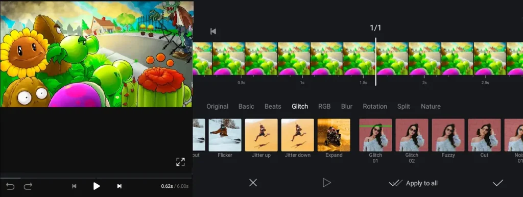 VN Video Editor Effects